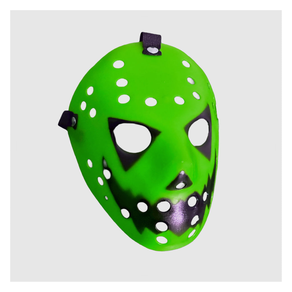 SLIME GREEN HOCKEY MASK (1 PER ORDER)
