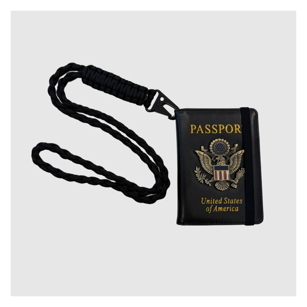 WALLET NECKLACE (BLACK)