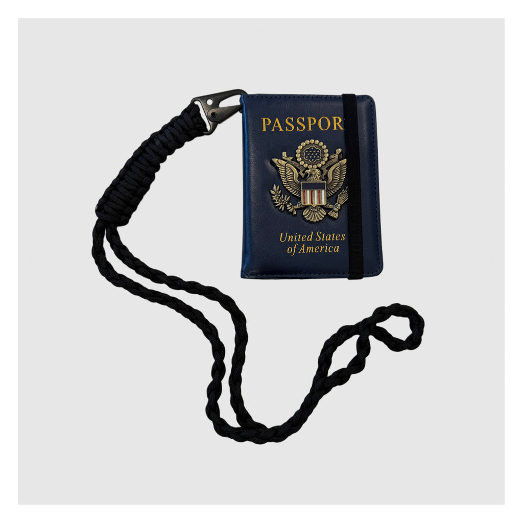 WALLET NECKLACE (NAVY)