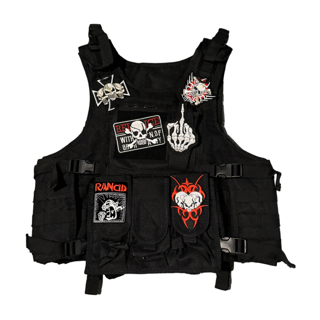 PATCH WORK MILITARY VEST